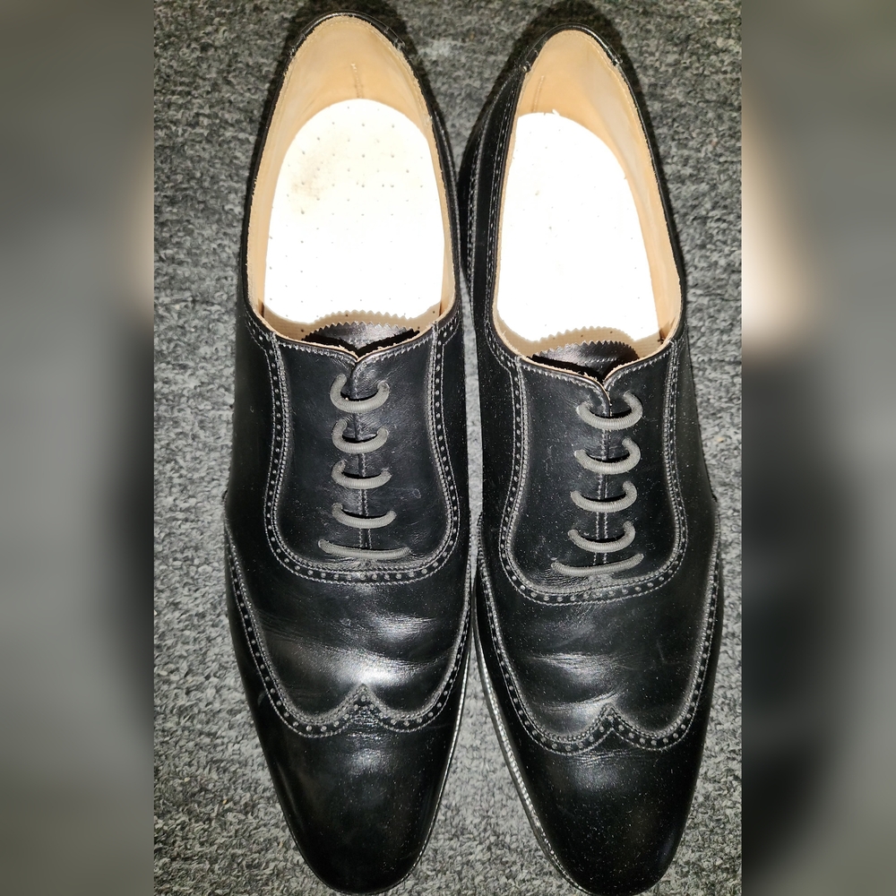 Classic Black Men's Dress Shoes
